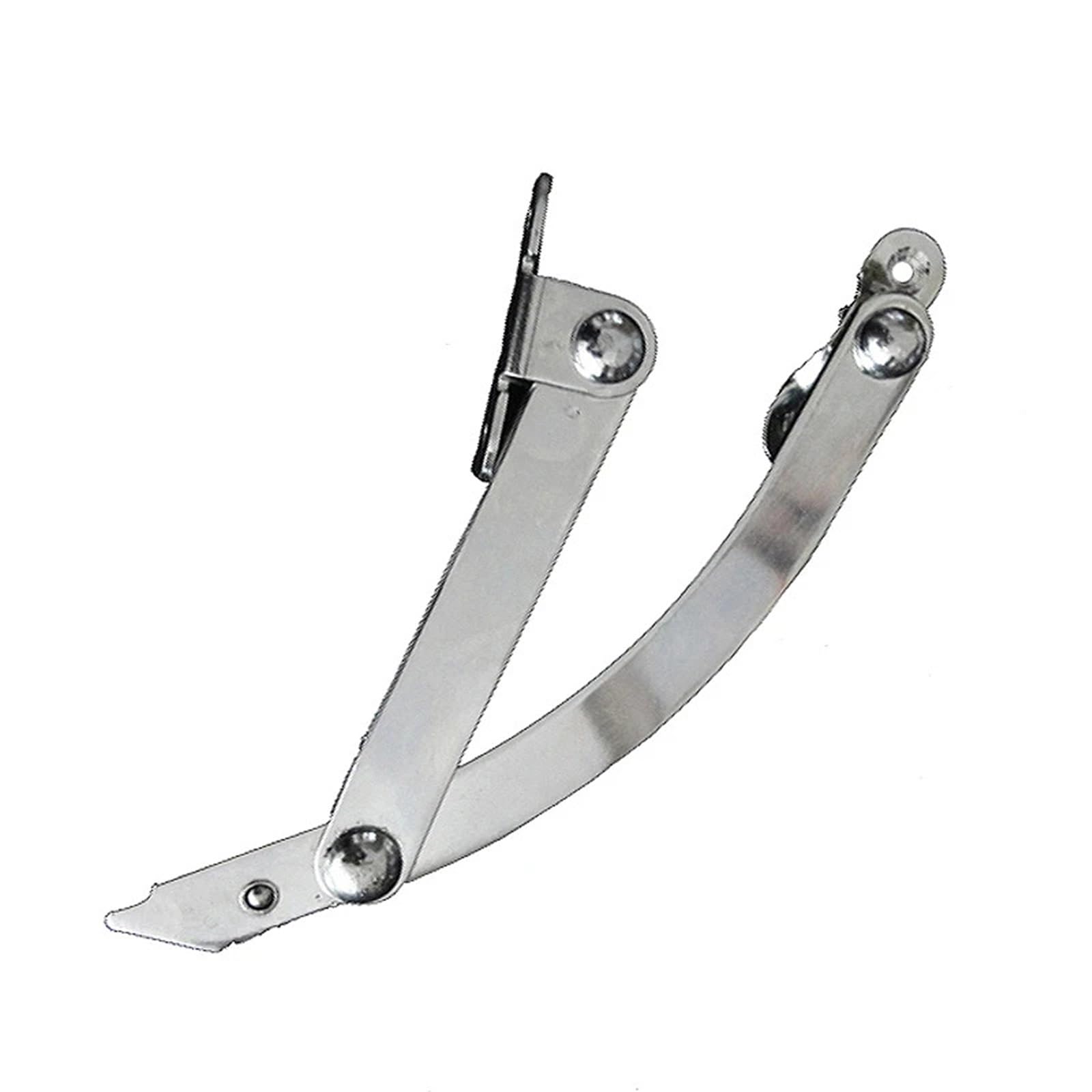 2 Pezzi Limitatore Di Porta Localizzatore Piatta Antivento Pieghevole Tirante Estrapolante Asta Fissa Accessori Hardware For La Casa Chiudiporta Per Porte(L x Left)