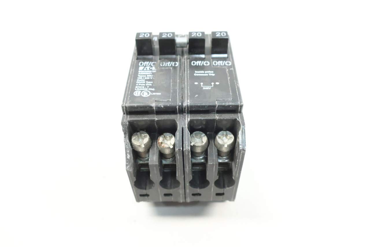 EATON BQC2202120 Circuit Breaker 4P 20A 120/240V-AC