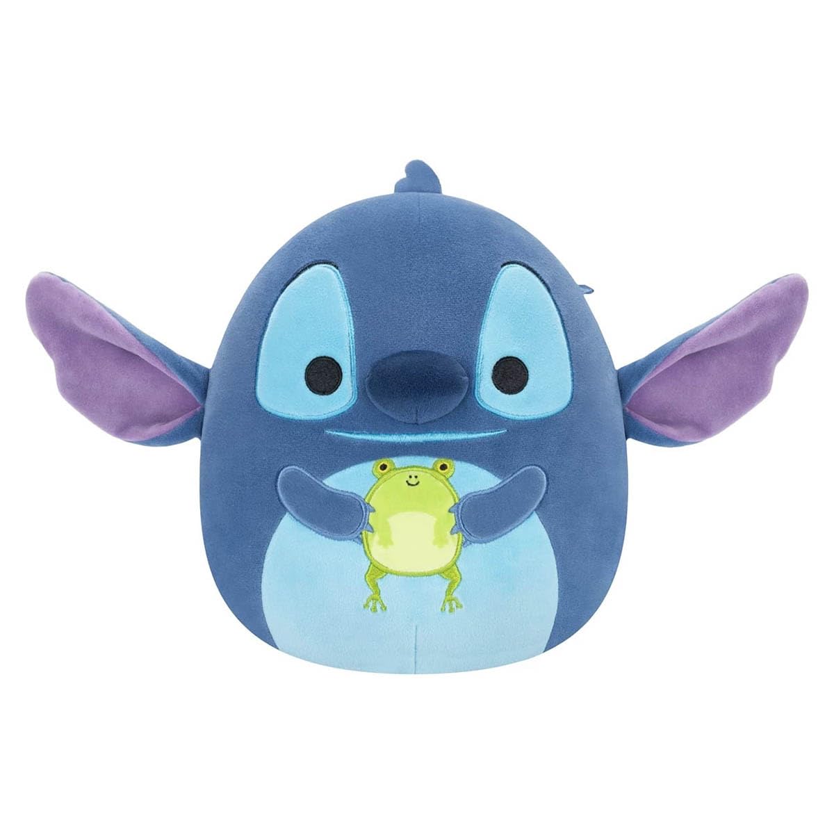 Jazwares Disney Squishmallows 8-Inch Stitch Holding Frog Plush – Official Little Ultrasoft Stuffed Animal Collectible Disney Plush Toy