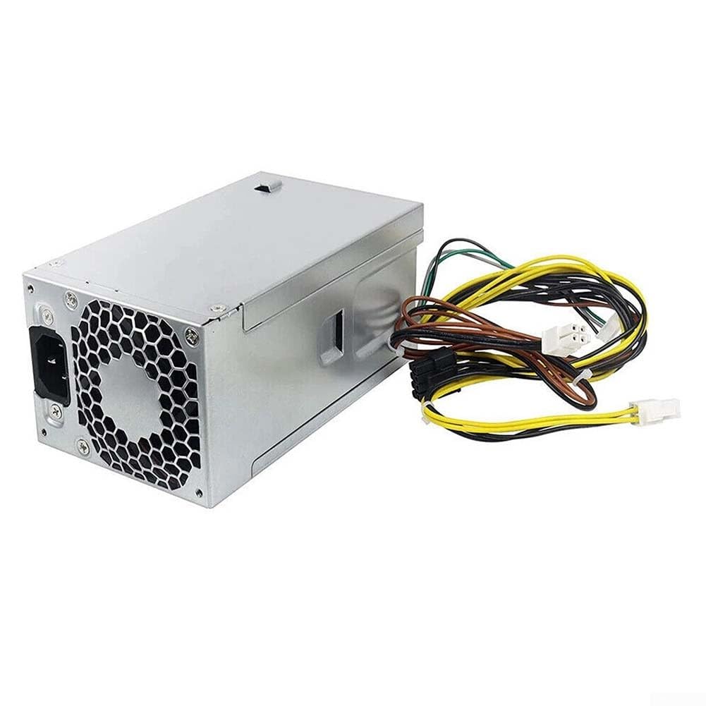 Alimentatore da 400 W per HP ProDesk serie 280 285 288 480 600 680 800 G3 G4, compatibile con L76557-001 L04618-800, metallo ad alta efficienza, colore: argento