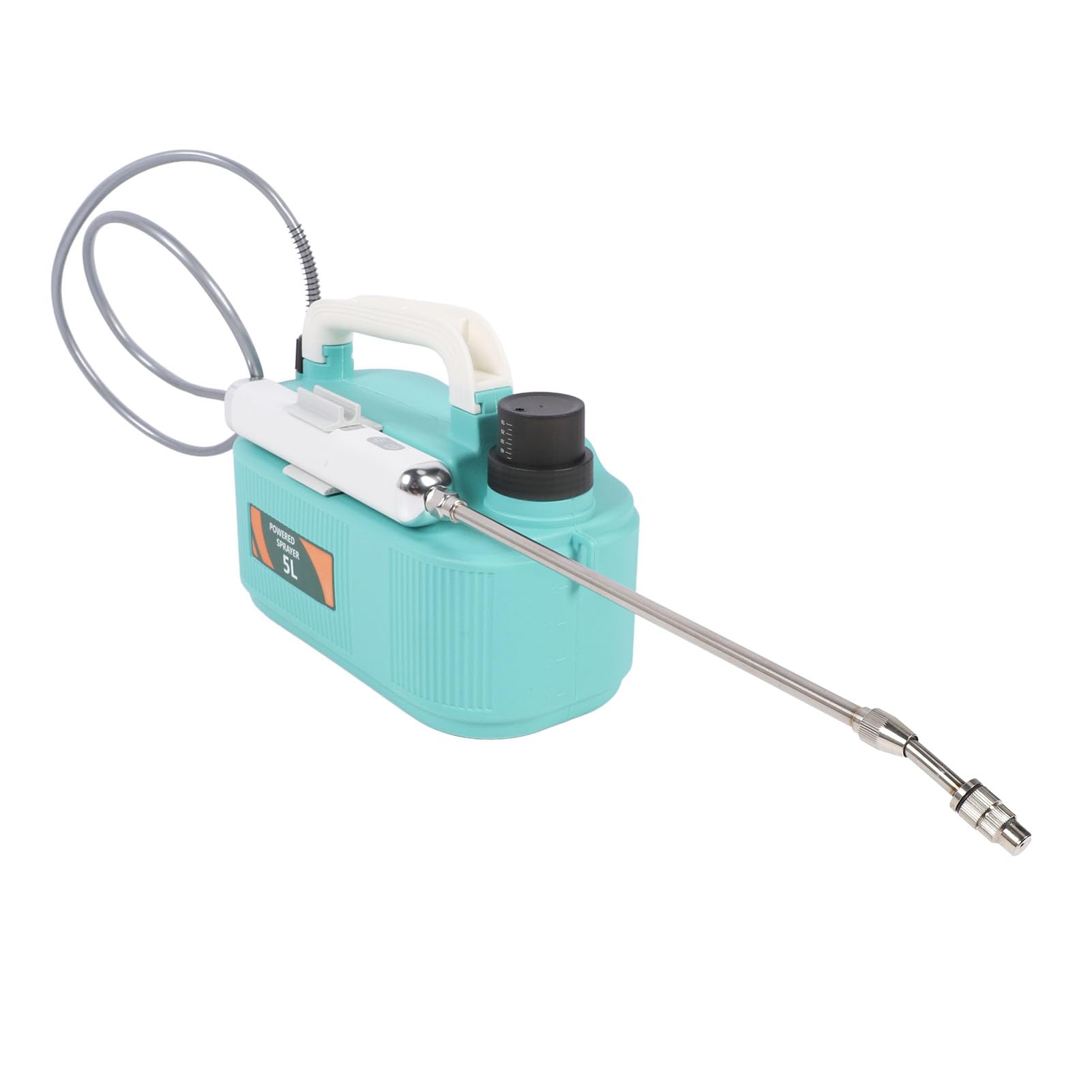 TOPINCN Pulvérisateur de Jardin, Pulvérisateur électrique 3,7 V 5 L avec Lance Rétractable pour L'arrosage des Plantes de Jardin et de Pelouse, Pompe à Eau Automatique Rechargeable. (Green)