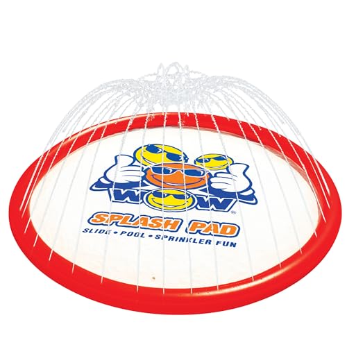 WOW Sports Giant Splash Pad, Durable wading pool with...