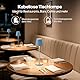 GOODEA LED Tischlampe Kabellos, 5500mAh Akku Tischleuchte mit 3 Höhen Verstellbar, 3 Farbten Dimmbare Wasserdichte Aluminium Touch Tischlampe für Esszimmer, Schlafzimmer, Terrasse [1er Set,Blau]