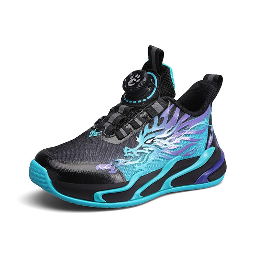 Hixingo Zapatos de Baloncesto para Niños, 29-39 Otoño Invierno Zapatillas de Baloncesto Niño Zapatillas de Deporte de Caña Alta Unisex Zapatillas Sneakers Antideslizantes Zapatos Casuales Cómodos