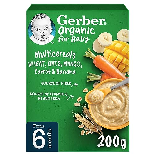 Nestle Gerber Bio Mango Wheat & Oat 200g