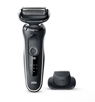 Amazon | ブラウン メンズシェーバー【3枚刃】（ホワイト）BRAUN