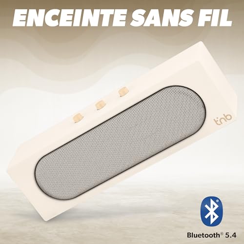 TnB--Bluetooth-Lautsprecher-Rainbow-Barre-Bluetooth-54-10-W-RMS-8-Std-Akkulaufzeit-TWS-Stereo-Micro-SD-35-mm-Klinke-FM-Radio-Kompaktformat-24--7-cm-1200-mAh-Akku--Elfenbeinweis | Dealmeister.io Alt tag für bilder post titel