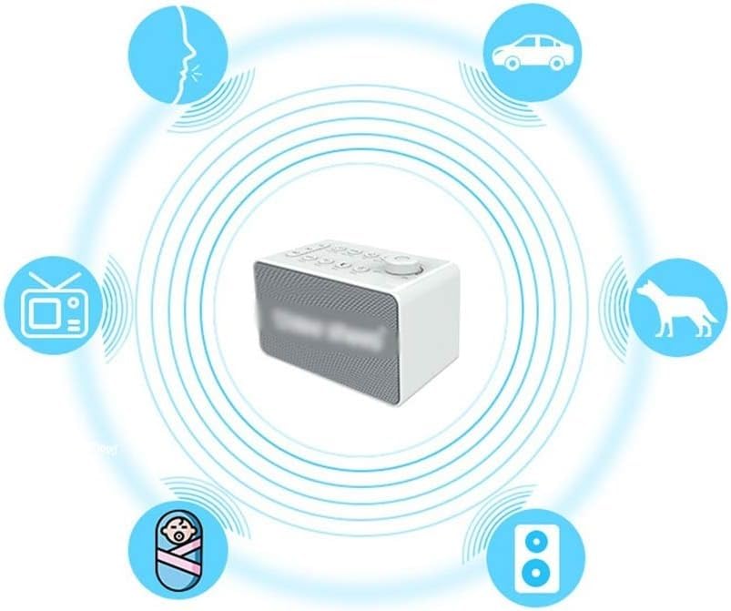 Máquina de Ruido Blanco La Cama compacta y portátil con Ruido Blanco Cubre el Ruido de Fondo for Mejorar la Calidad del sueño, Ideal for la Oficina en casa o for Viajar, Mejora el sueño