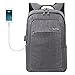 Produktbild SLOTRA Laptop Aktentasche Laptop Rucksack 15,6 Zoll Multifunktions-Business-Rucksack mit USB-Ladeanschluss Laptop Messager Tasche Rucksack für die Arbeit College Grau (Grau A)
