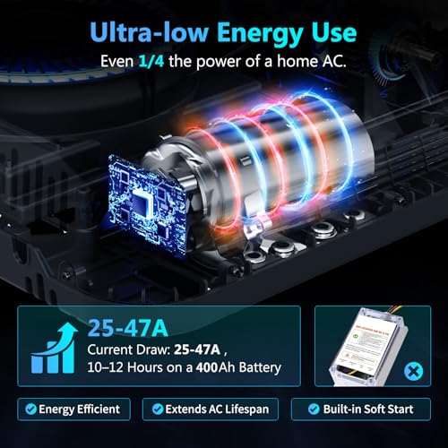 Xenjum 11000BTU 12V RV Air Conditioner