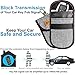 TICONN 2PK Faraday Bag for Key Fob, 3.5''X5.0'' Faraday Cage Protector, Car RFID Signal Blocking, Anti-Theft Pouch Anti-Hacking Case Blocker (Harris Tweed)