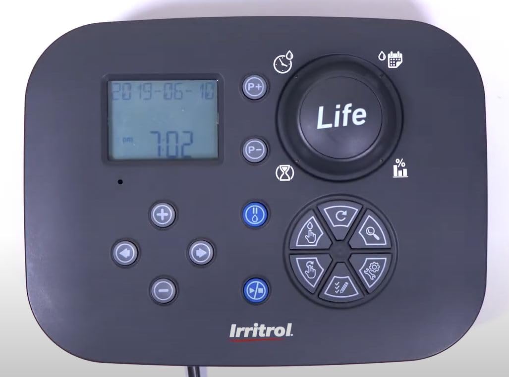 Suinga Programador de riego eléctrico 220V Life 4 Estaciones | Uso con Electroválvulas de 24V de Cualquier Marca