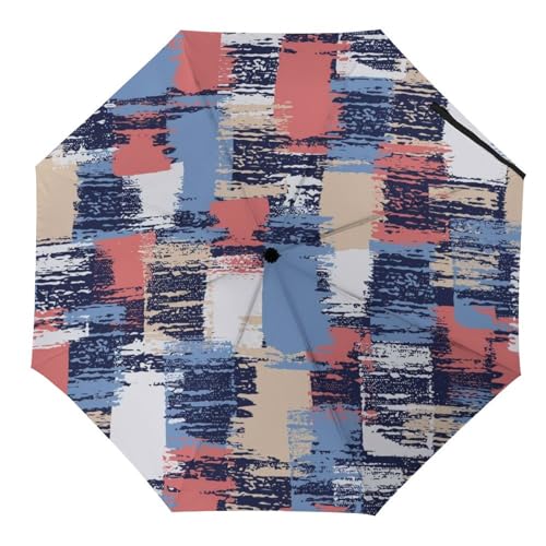 Parapluie de voyage automatique compact à motif palmier pour vos déplacements