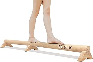 86 York 40-Inch Beech Wood Balance Beam for Home - Improve Balance, Flexibility, and Foot Strength for All Ages, Perfect for Plantar Fasciitis Relief and Physical Therapy (40 Inches)
