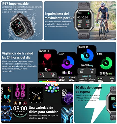 Smartwatch, Wireless smartwatch nike Marca AXIDUN (3)