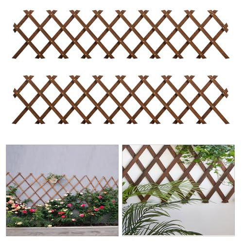 2 PCS Expandable Garden Trellis, 13.4" x 60" Trellis for