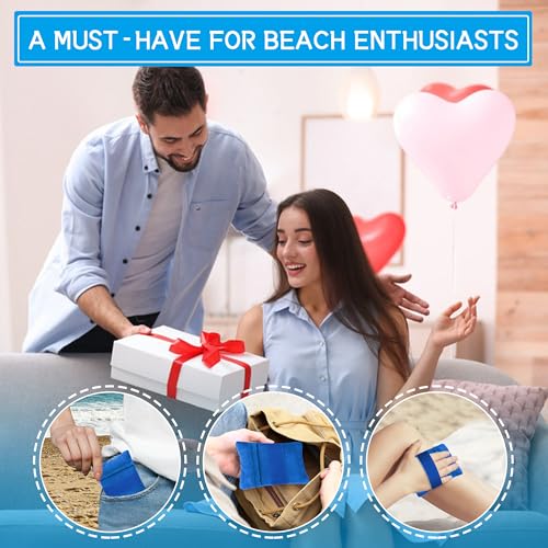 Vanchief Removedor de areia para praia, 4 peças, saco de remoção de areia, sem areia, amigo da pele,