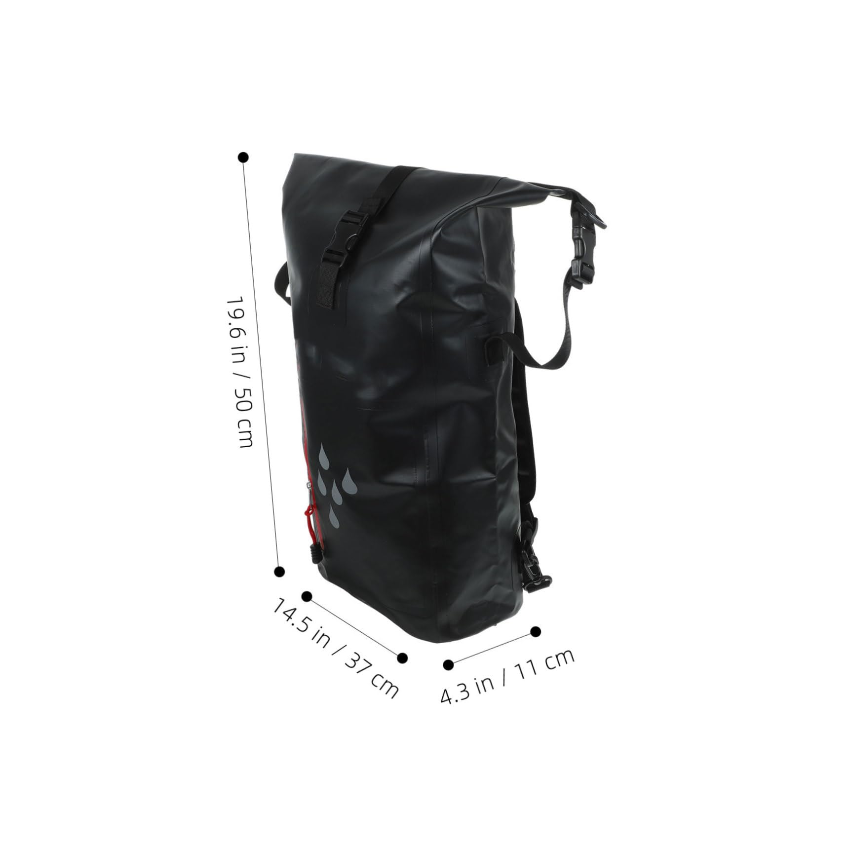 Toyvian 25l Tasche Sommer Dry Tasche Rucksack aus 500d PVC Mesh Stoff Leichter und Mobiler Packsack mit Schultergurt für Outdoor Sport und Schwimmen
