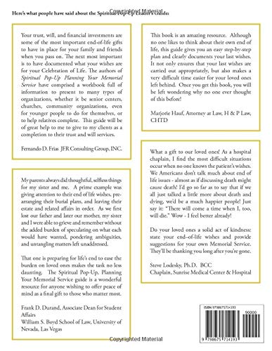 Spiritual Pop-Up: Creating Your Own Memorial Service: Participant's Workbook - Image 3