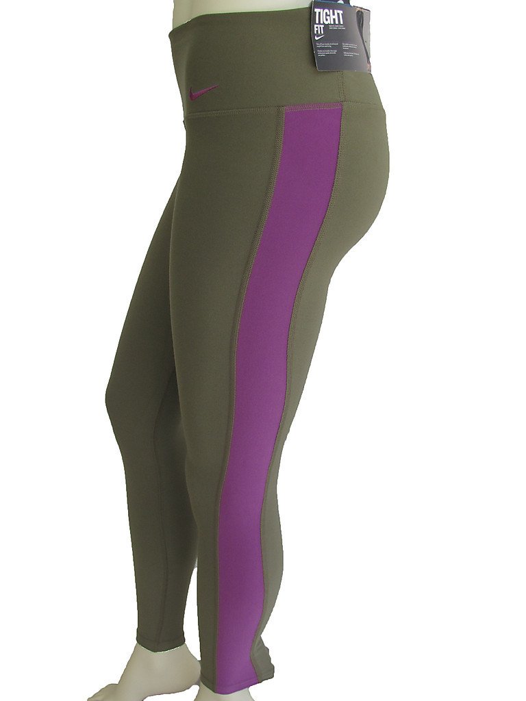 Nike Dri-FIT Regular Fit Women's Training Pants (Large) Green