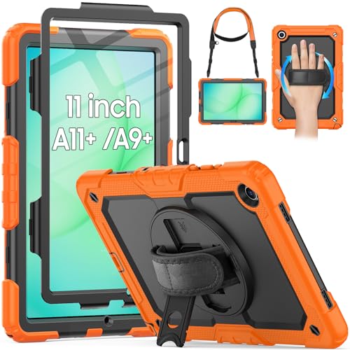 Funda para Samsung Galaxy Tab A11+ Plus resistente a golpes con protector de pantalla 1