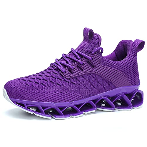 Image of Wrezatro Women's Slip on Walking Running Shoes Blade Tennis Casual Fashion Sneakers Comfort Non Slip Work Sport Athletic Trainer