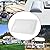 caqeg Universal RV Skylight Cover Replacement Outer Dome, 18"x26" OD, Fits 14"x22" Skylight Openings, for RV Roof Camper Trailer Motorhome Shower Replace# SL1422W