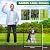 10 Panels Garden Fencing Animal Barrier, 33 in(H) X 24 ft(L) Dog Fence Outdoor for Yard Rustproof No Dig Decorative Tall Garden Fence Metal Wire Panel Border Patio Rabbit Ground Stakes Fencing