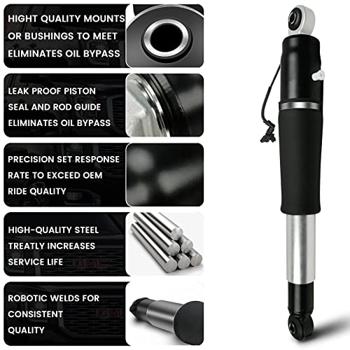 Vigor 2Pcs Rear Air Shock Absorber Compatible With 2015-2022 Cadillac Escalade Gmc Yukon Chevy Suburban Tahoe Car Air Suspension Strut, Oem Replace Number 84176675, 23151122 #TOP3