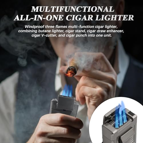 Encendedor para cigarros múltiple LIHTUN con cortador miniatura 6
