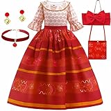 SZ-TONDA Kids Costume Dress - Halloween Party Cosplay Clothes Summer Dress Outfit Orange