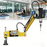 Elektrische Gewindeschneidmaschine M3-M16, Mit Gewindeschneidarm, 360° Multi-Directions Tapping Machine 0 375Rpm/Min, Inklusive 8 Spannzangen, Für Maschinenbau, Formenbau