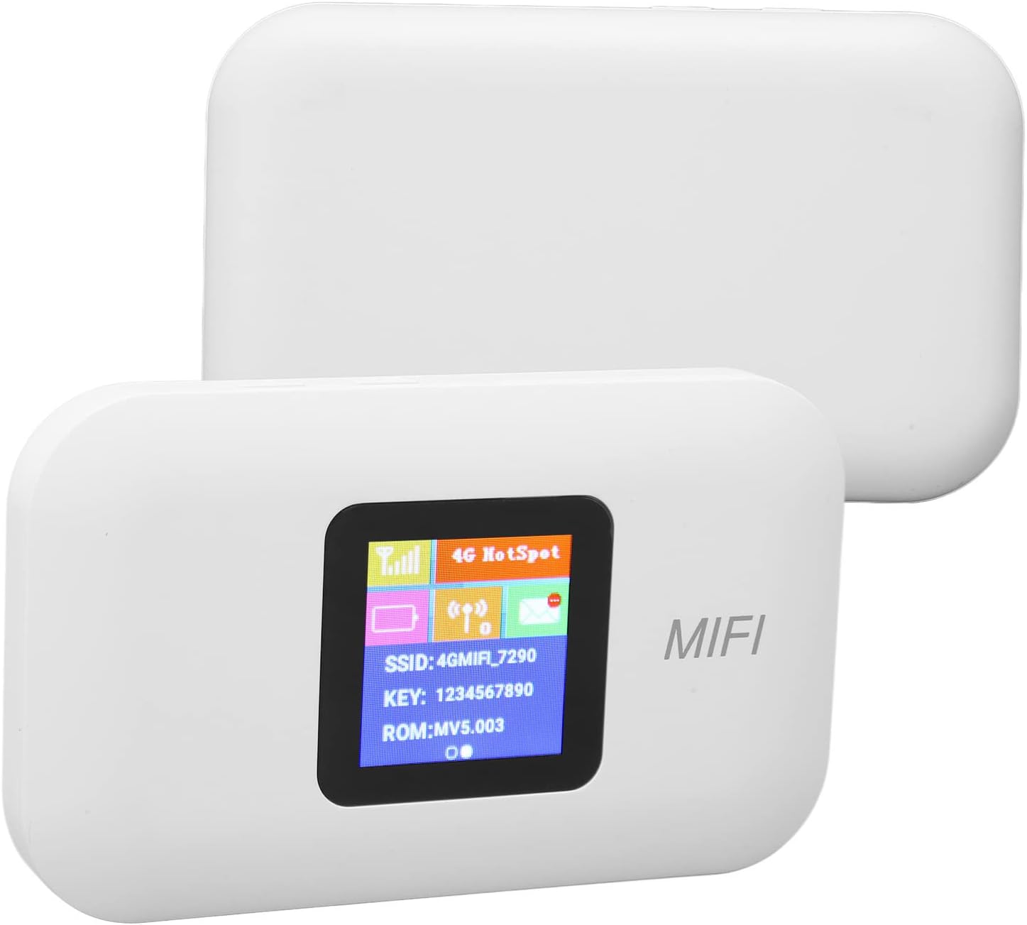 Mobile WiFi Router, Portable Travel WiFi with 3000mAh Battery, Mobile