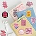 Pink Motivational Aesthetic Stickers, 50PCS Inspirational Waterproof Stickers for Water Bottles Laptop Scrapbook, Positive Encourage Quotes for Women Adults (Pink)