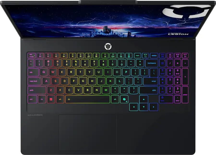 Image of Lenovo Legion Pro 5i Gen 10, AI Gaming Laptop, Intel Ultra 7 255HX, 16 inch OLED 2.6K (2560 x 1600) 165Hz, 500 nits, 32GB DDR5, 2TB SSD, NVIDIA RTX 5070, 5MP Camera, Wi-Fi 7, Win 11 - Eclipse Black
