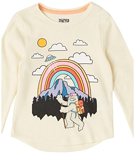 Amazon Essentials Camisetas Térmicas de Manga Larga Niña, Pack de 3, Camuflaje/Monstruo, 10 años