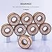 Heady Shake Pro Skateboard Bearings - Fastest Premium 608rs Titanium - Longboard, Skate Board, Kick Scooter, Inline and Roller Skates, 8-Pack