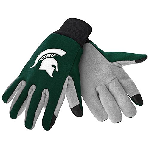FOCO Michigan State Spartans Color Texting Gloves