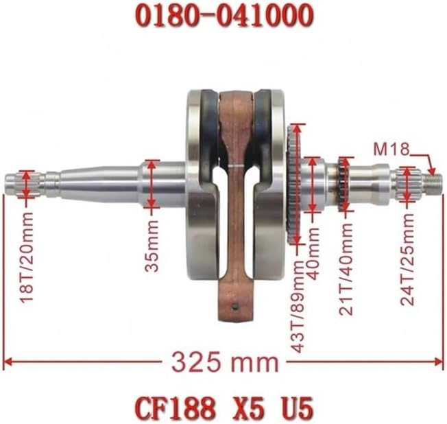 Crankshaft FOR CF500 ATV ENGINE CF188 X5 ATV UTV QUAD CF GO KART 0180-041000 Part