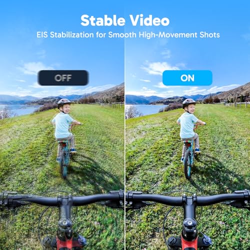 AKASO Brave 4 Action Camera 4K 30fps Ultra Hd Video 20MP Photo, EIS, WiFi, 2X Batteries, Waterproof Underwater Camera, Camcorder Bundle for Snorkel, Travel, Motorcycle, Bicycle, Helmet Accessories Kit - Image 4