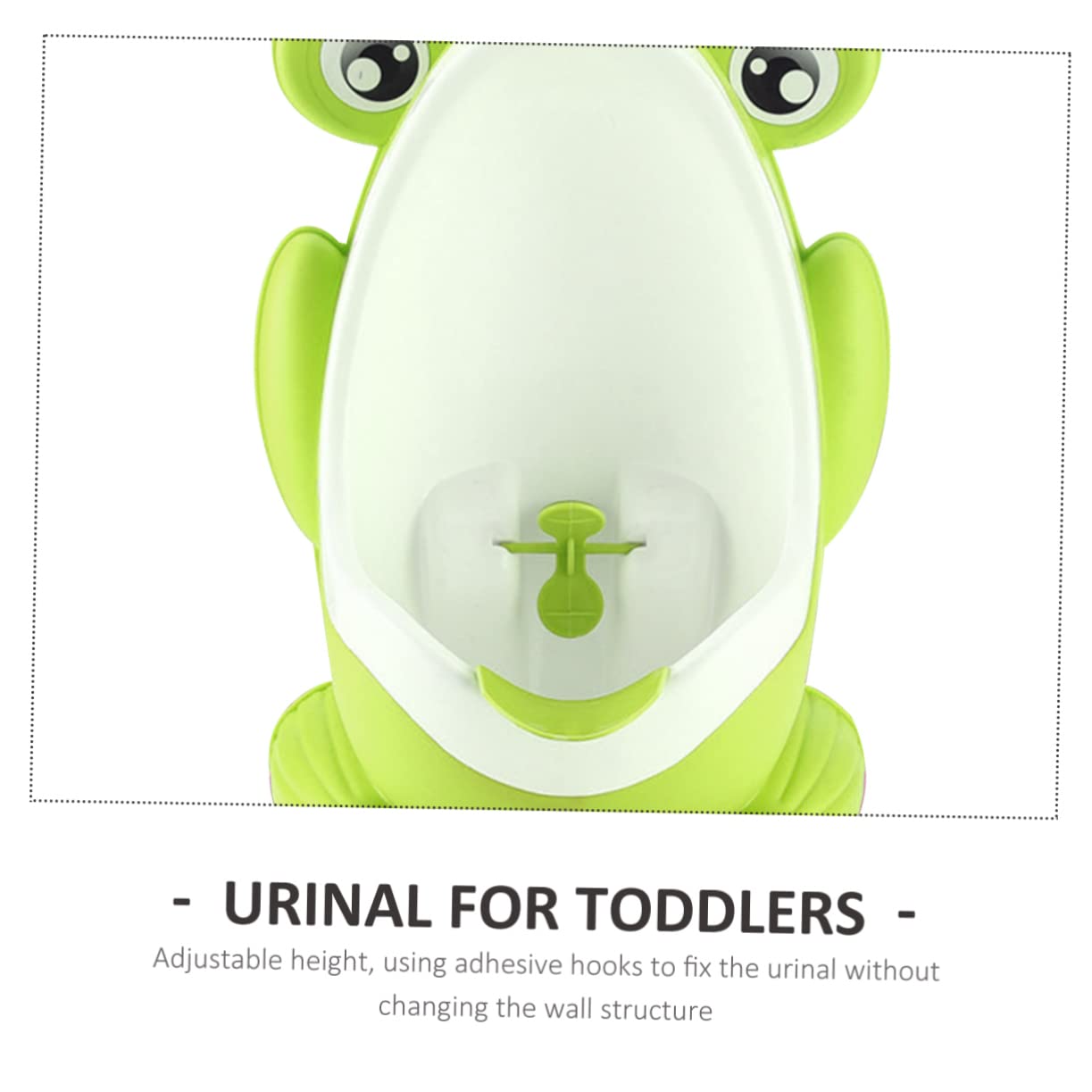 Orinal Infantil de Pared Ajustable en Altura, Pp Verde