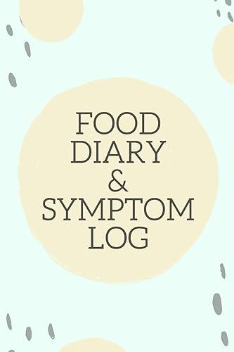 Food Diary and Symptom Log: Light Green Daily Food Intake Journal, Symptom Tracker, 6 Months Undated