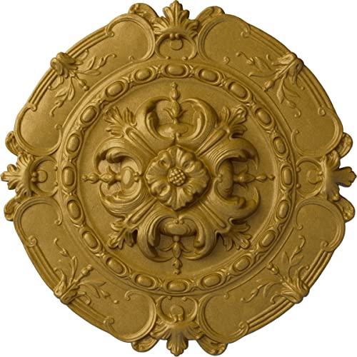 Ekena Millwork CM16SOPGSDecorative Ceiling Medallions Modeled After Original Historical Patterns & Designs, Pharaoh's Gold