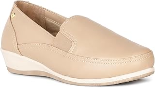 bata comfit Women's Casey-Smooth Loafers (6515980_Pink_3 UK)-picture-13