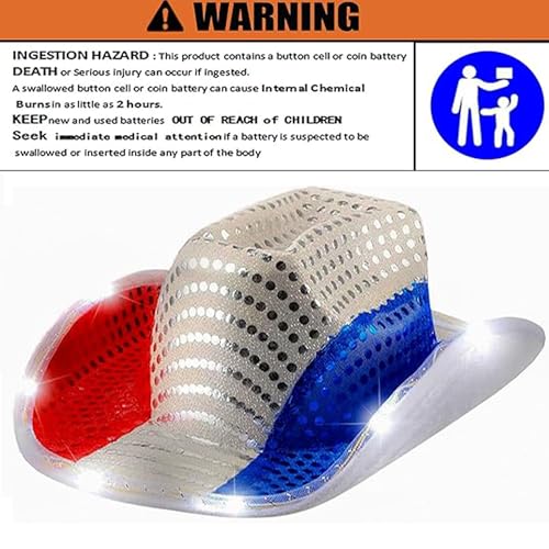 Red-White-and-Blue-Sequin-Light-Up-LED-Cowboy-Hat-for-Women-Men-LED-Light-Up-Cowboy-Hat-with-White-LED-Brim