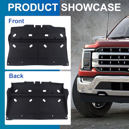 Image of Engine Splash Shield Under Diaper Compatible with 2015-2020 Ford F150 Gasoline Engine (Not Fit Raptor Model /Not Fit 3.0L Diesel) Rplace# ML3Z-7222-D