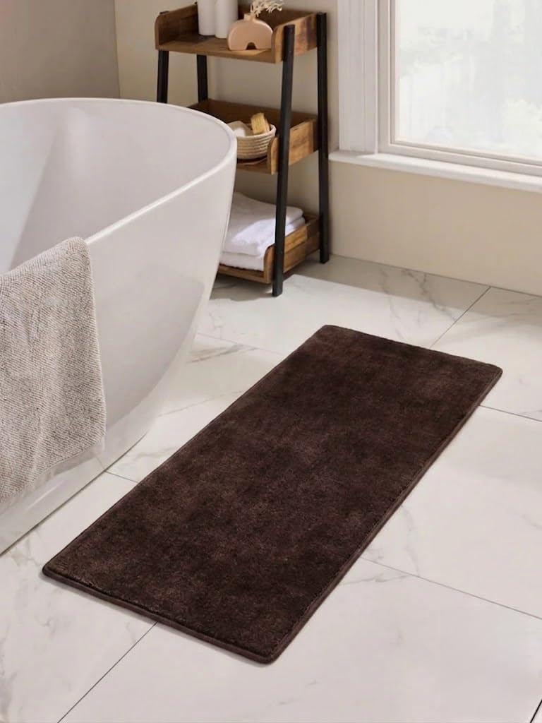 Microfiber Runner Mat, Brown, 40 x 120 cm-image-5