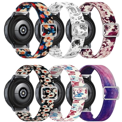 E ECSEM Stretchy Bands Intended for OYV TGW008 Bands, Quick Release Soft Breathable Elastic Watch Strap Wristbands for OYV TGW008 & OYV TGW101 Smartwatch for Women Girls