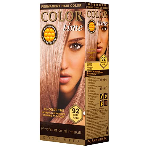 Pack Ahorro de 2 x Tintes Permanente para el Cabello de Color (92 Rubio perlado) Cover