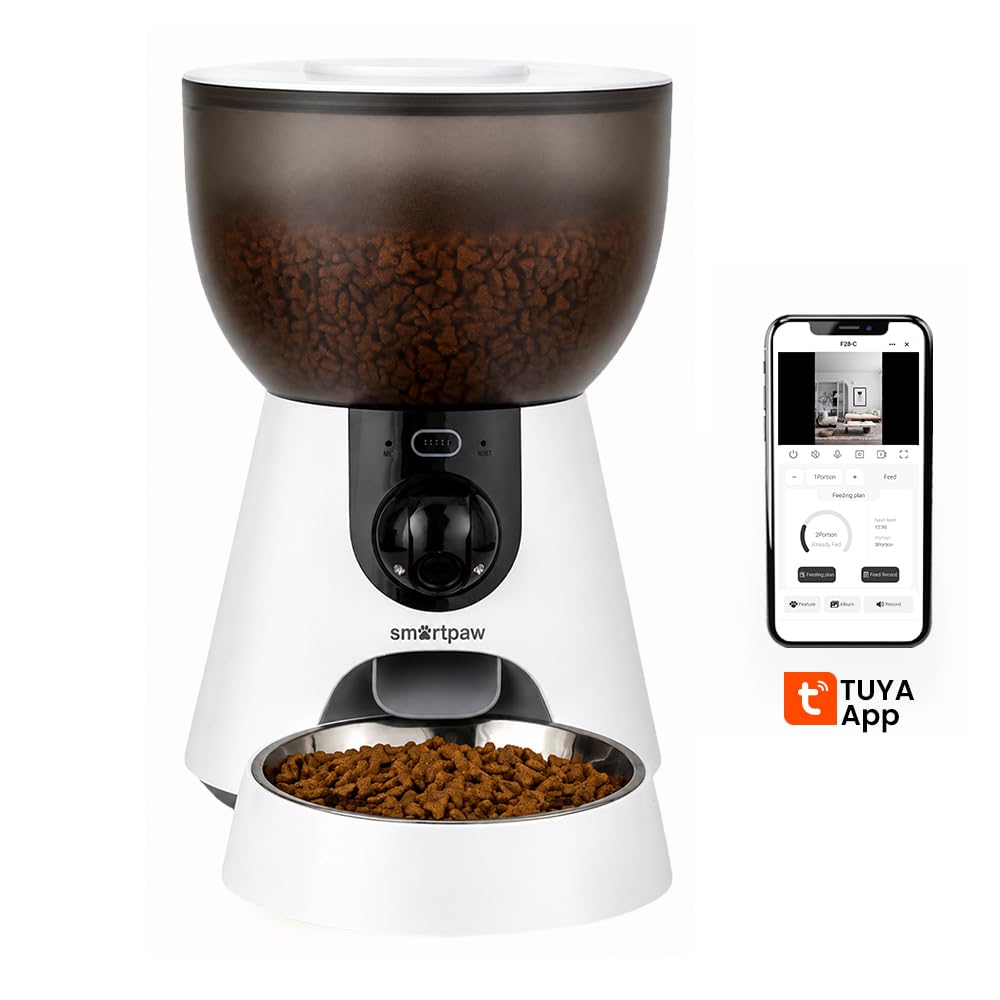 Fresh Feeder Ultra Akıllı Otomatik Mama Kabı, Paslanmaz Çelik ve ABS, Uzaktan Kontrol, 2K…